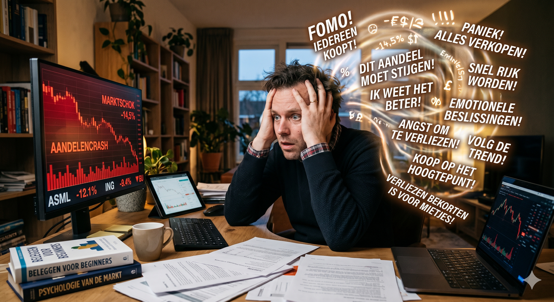 Waarom je hersenen je ergste beleggingsadviseur zijn