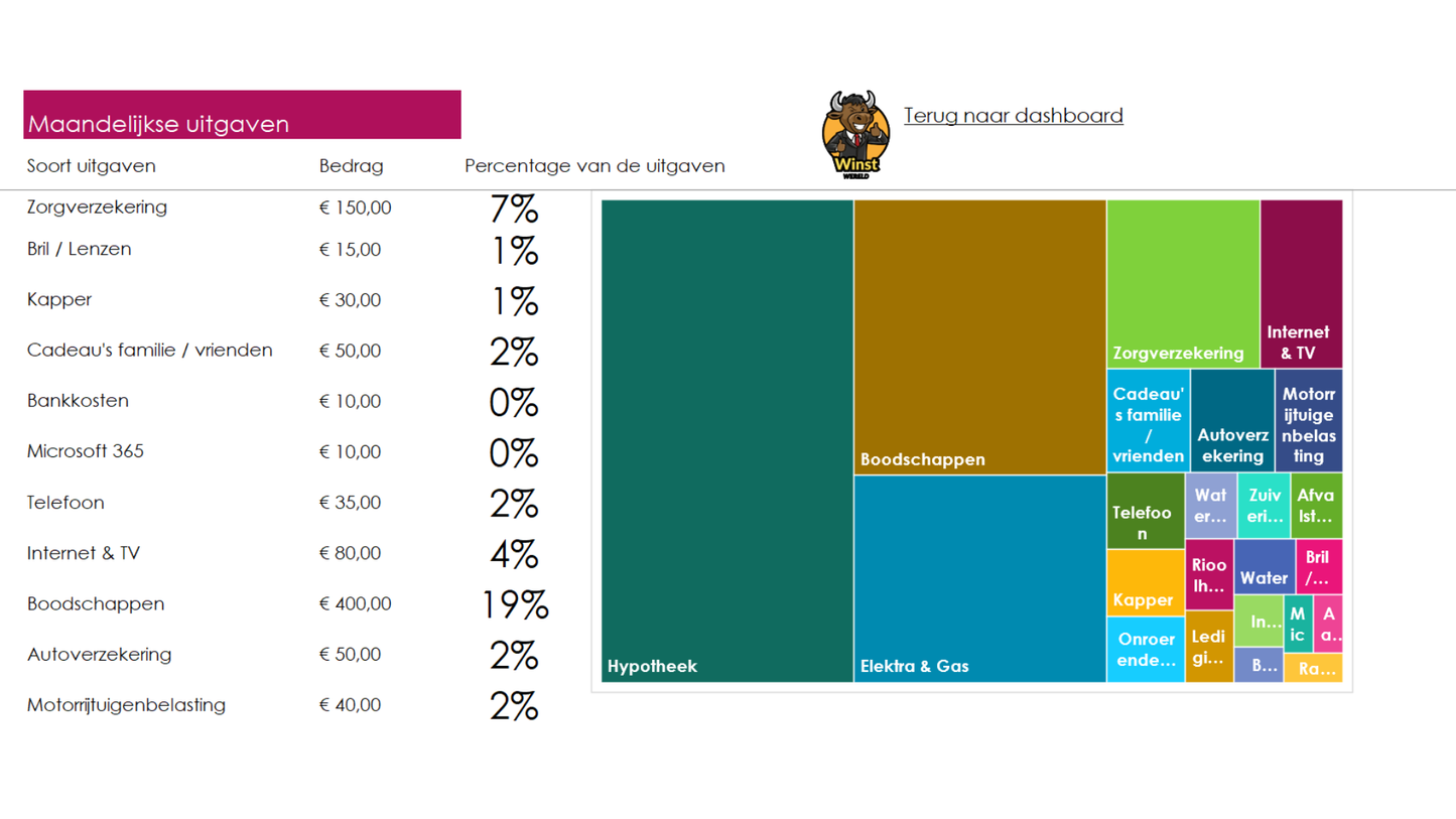 Winst Wereld Budget Tracker: De GPS voor je Knip